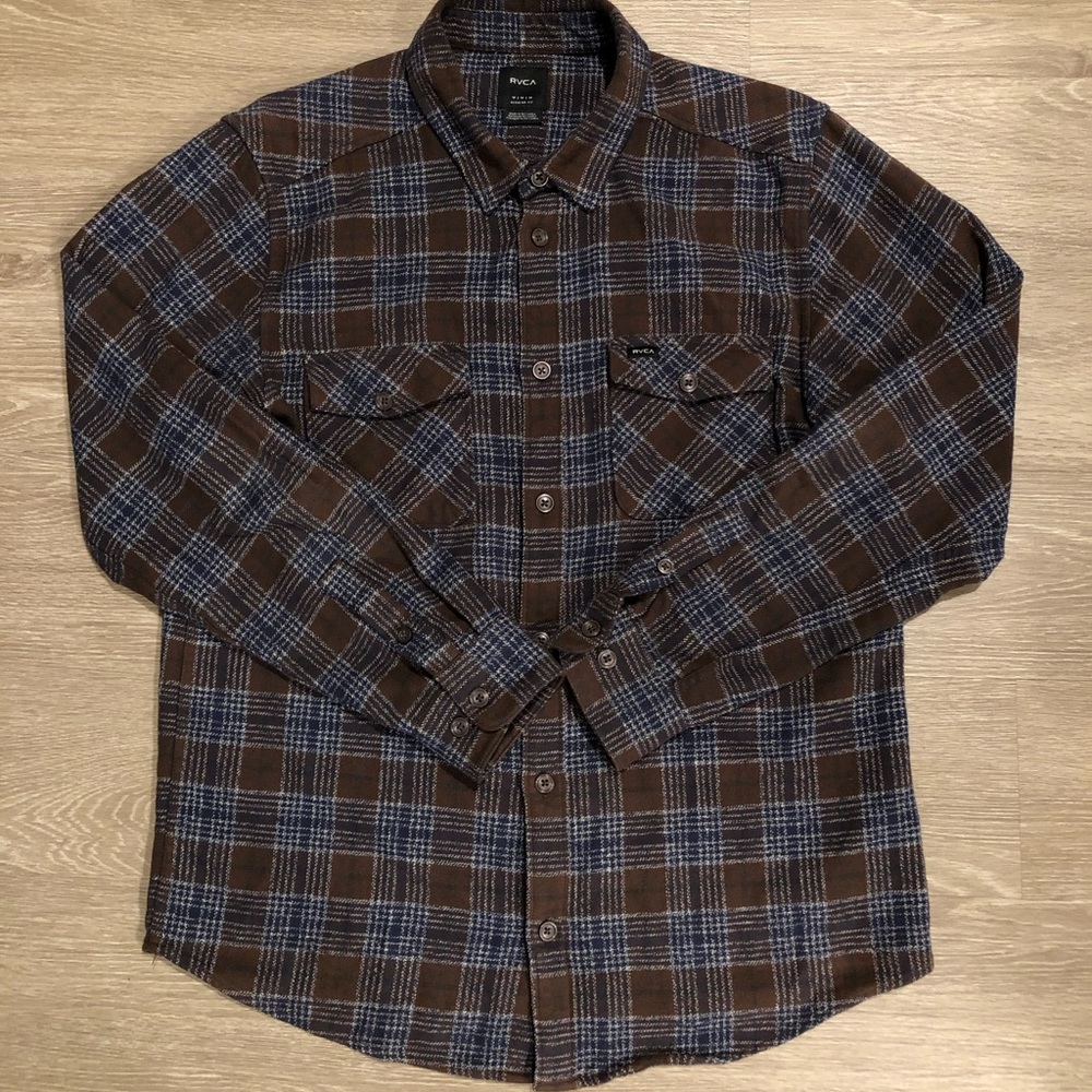 RVCA “That’ll Work” Flannel Shirt Men’s Medium